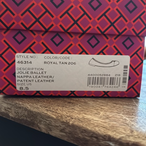 Tory Burch Royal Tan Ballet Flats - Picture 4 of 6
